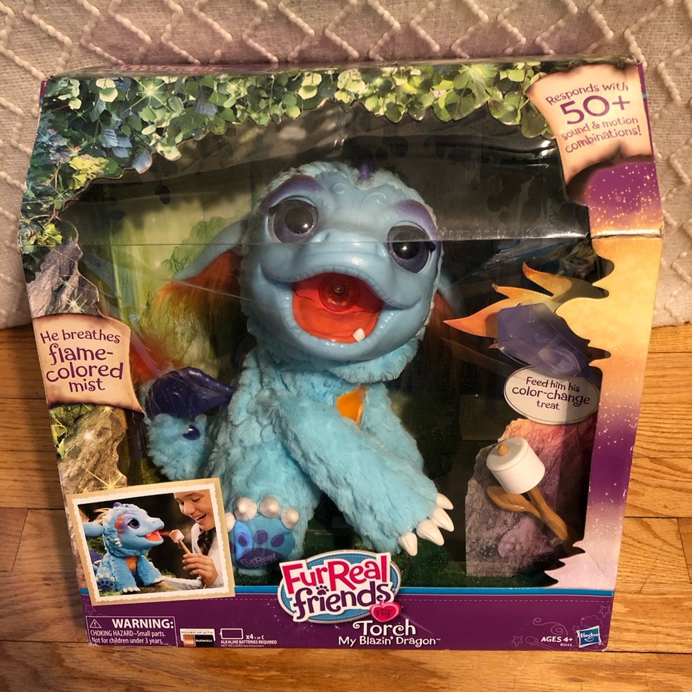 NWT FurReal Friends Torch My Blazin Dragon Plush